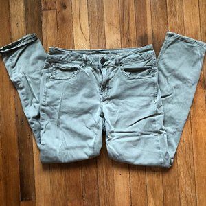 American Eagle Tomgirl Pants - Olive Green